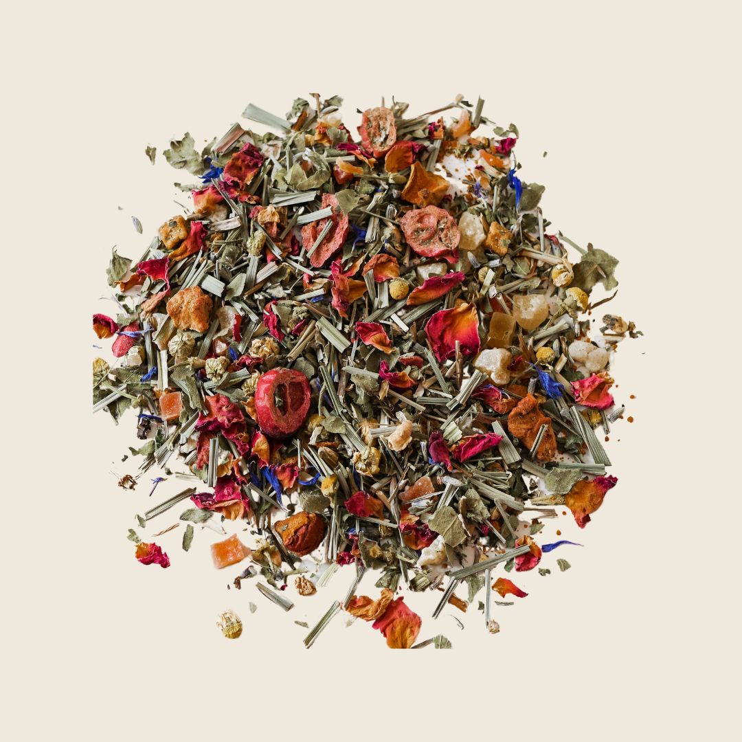 loose leaf assortment of teas