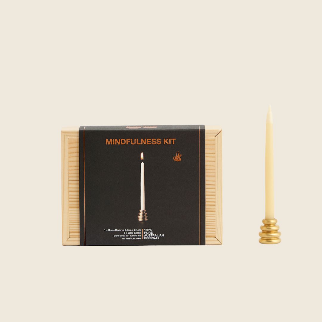 candles as part of self care gift box
