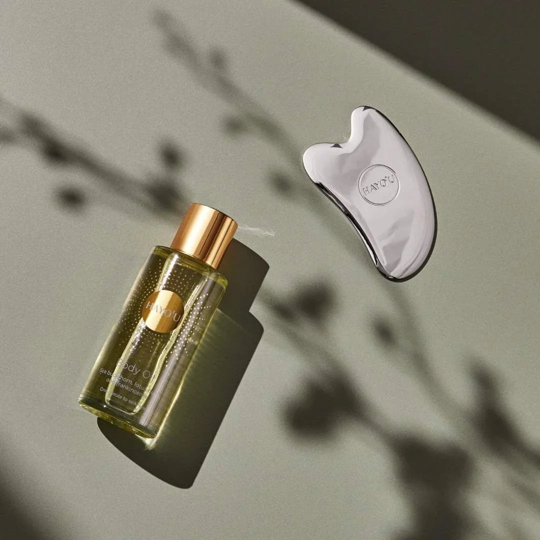 body oil and restorer together