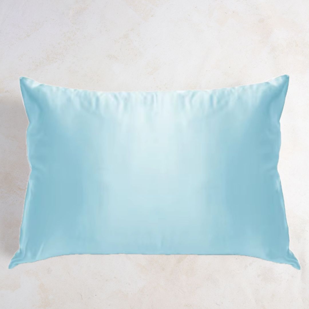 sky blue pilow cover