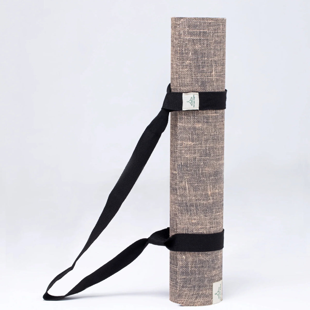 image of upright jute and rubber style with carry strap