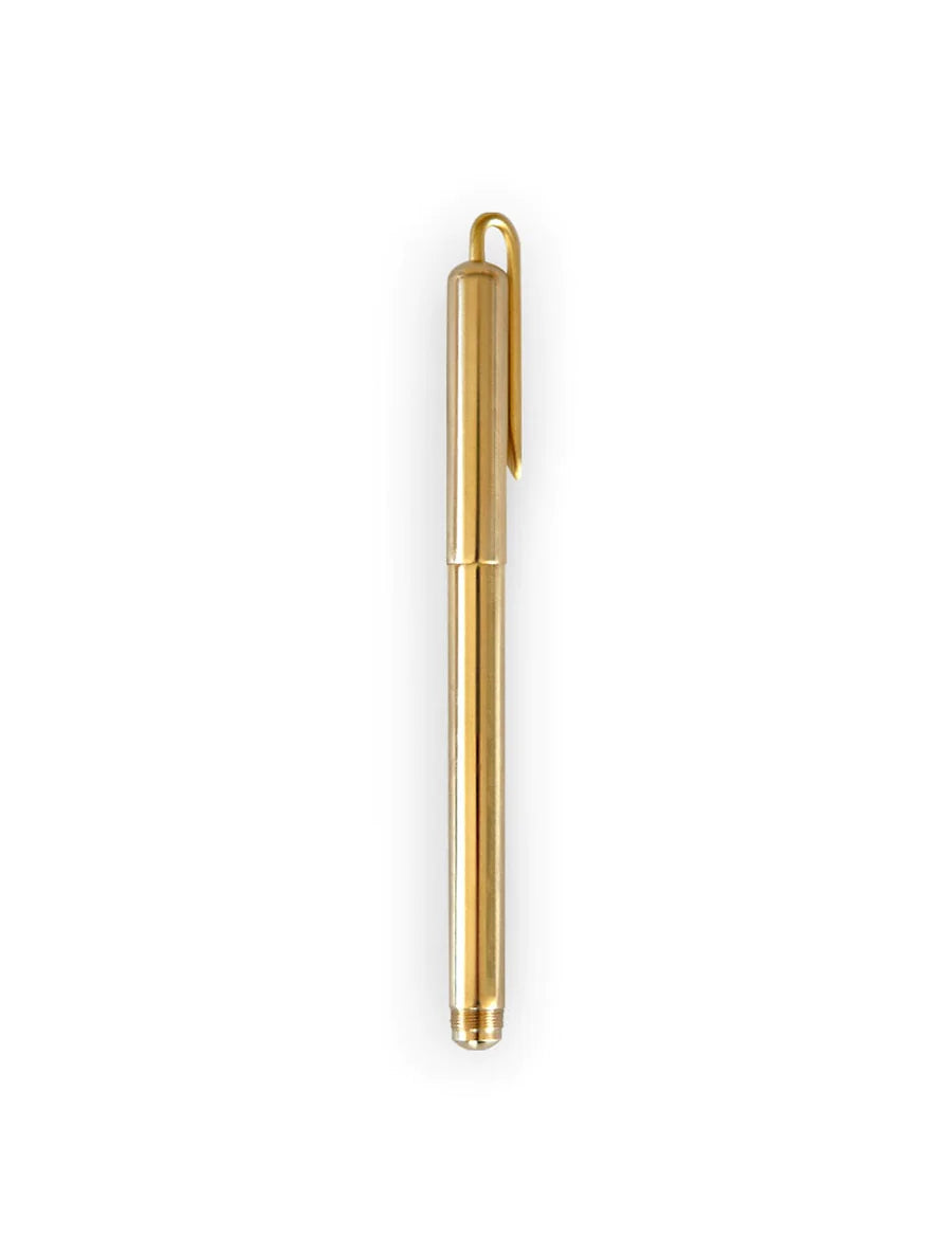 Bespoke Letterpress Boxed Brass Pen