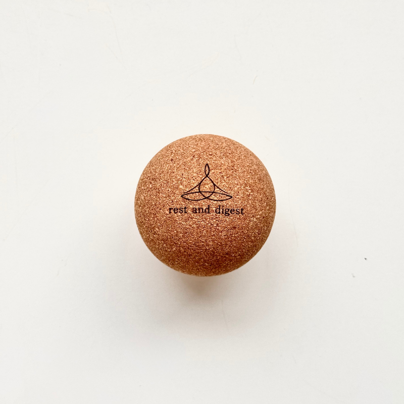 Rest and Digest natural cork massage ball