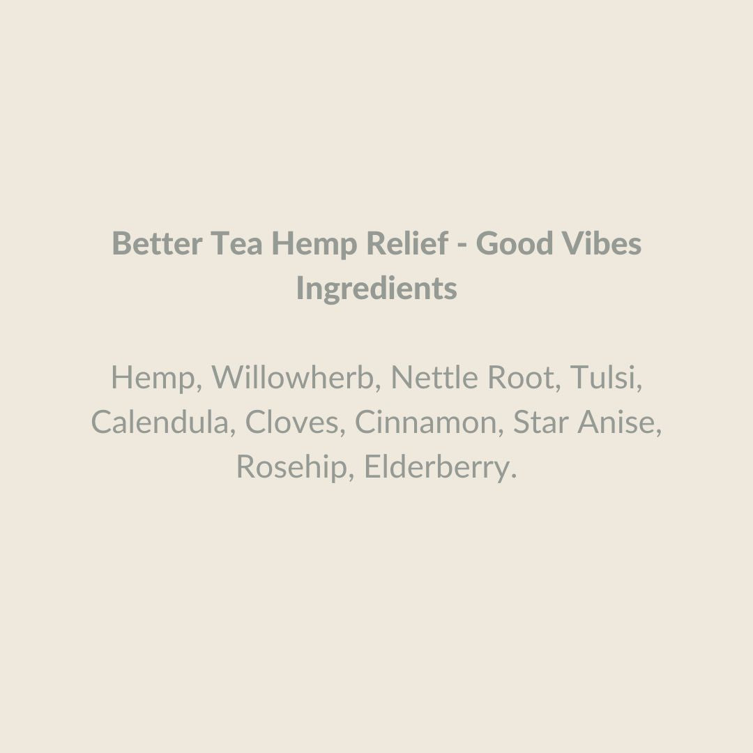 Better Tea Hemp Relief Pouch 75g