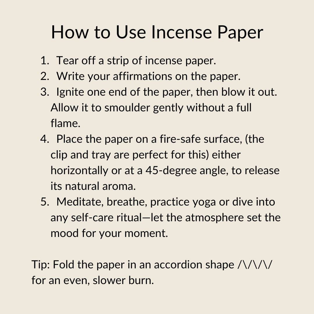 Kenko Wellness - Abundance - Incense Paper