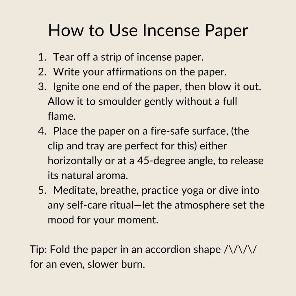 Kenko Wellness - Abundance - Incense Paper