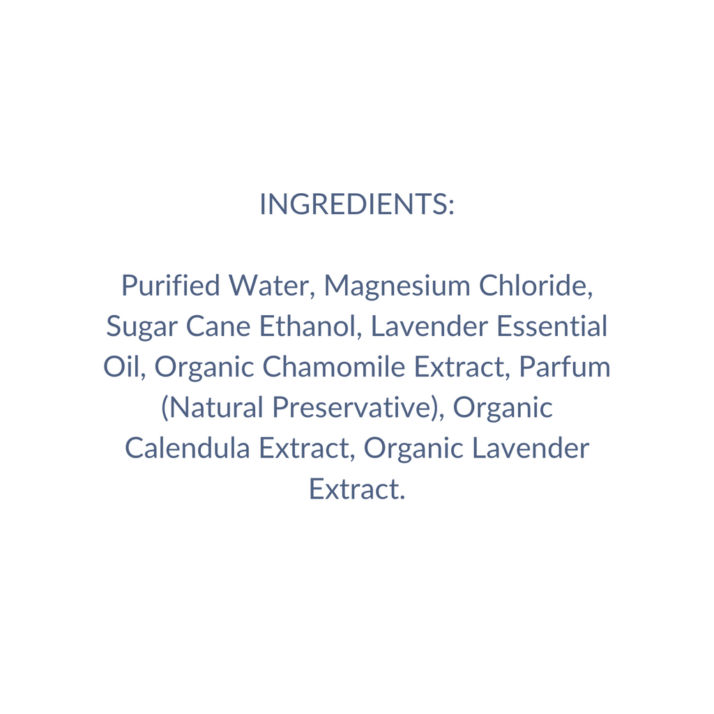 magnesium and lavender ingredients