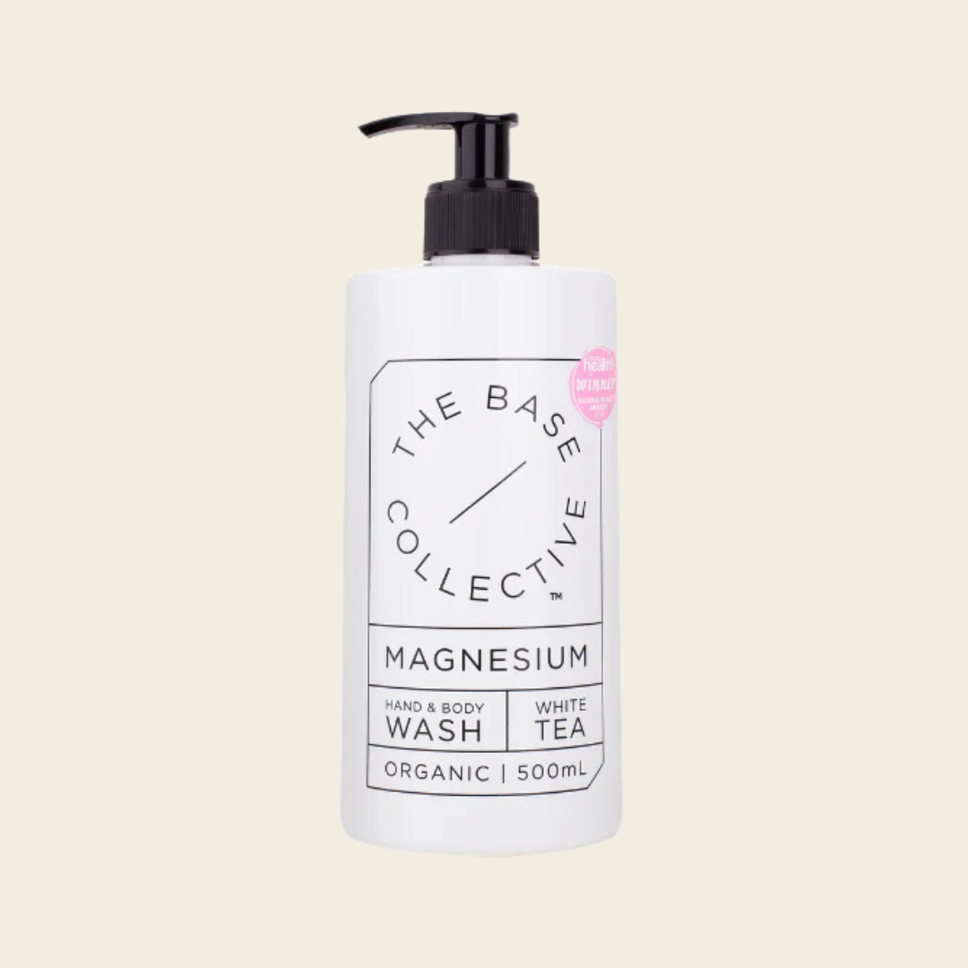 The Base Collective Magnesium White Tea Hand and Body Wash 500ml