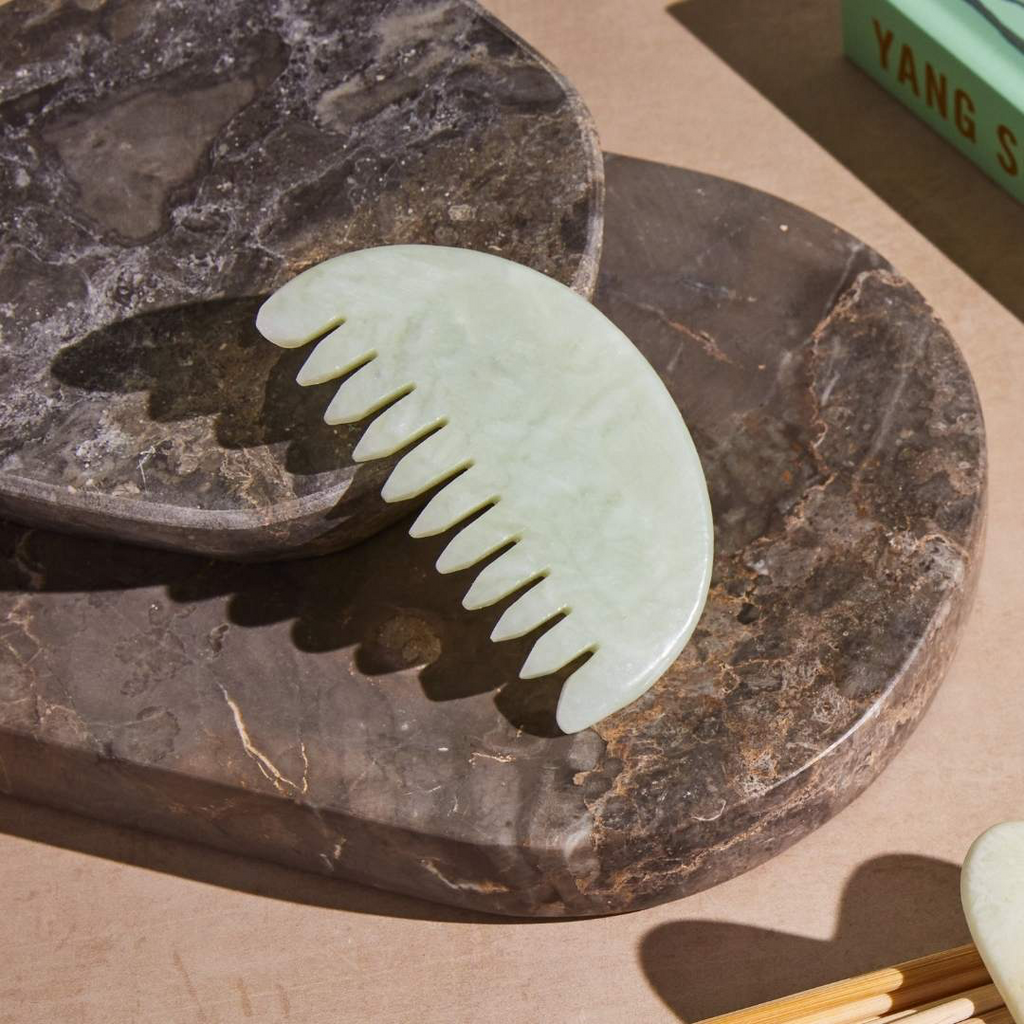 jade comb marble design