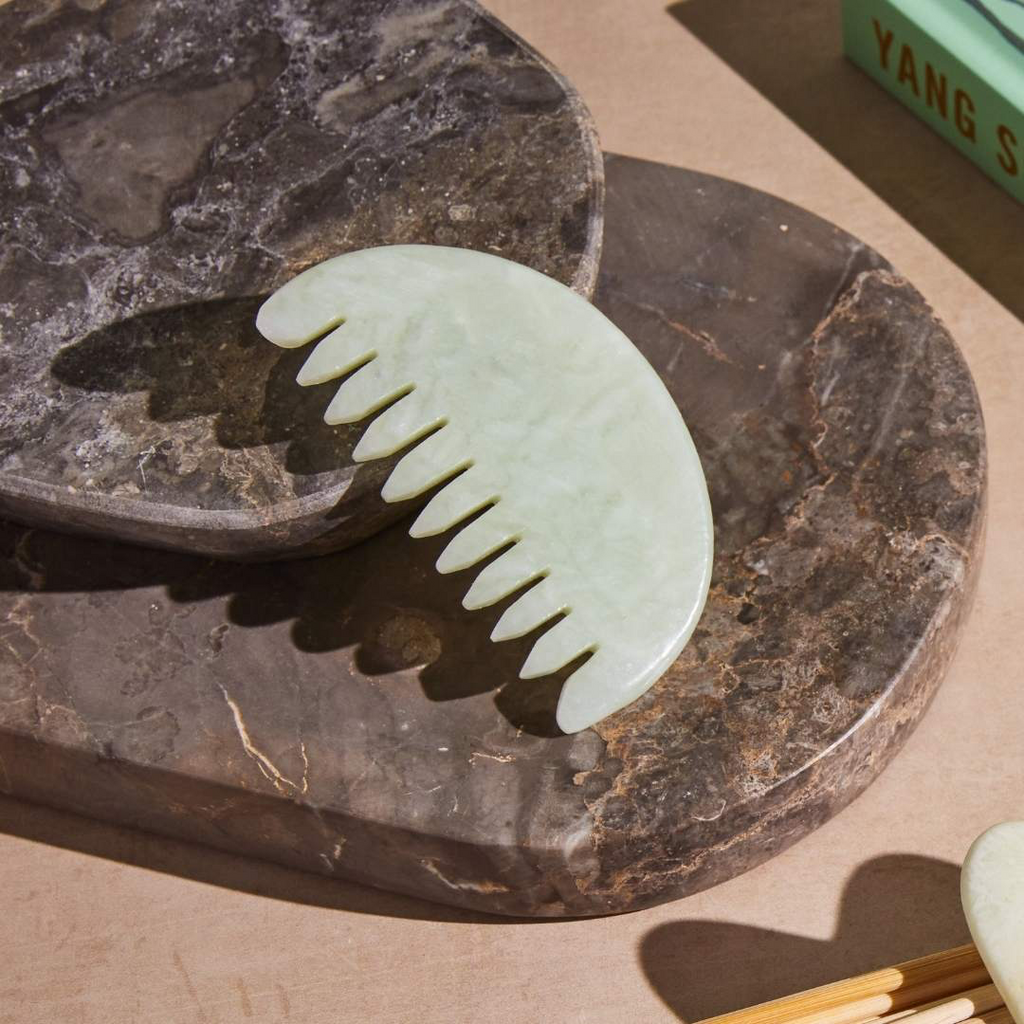 Hayo'u Gua Sha Jade Body Comb Massager