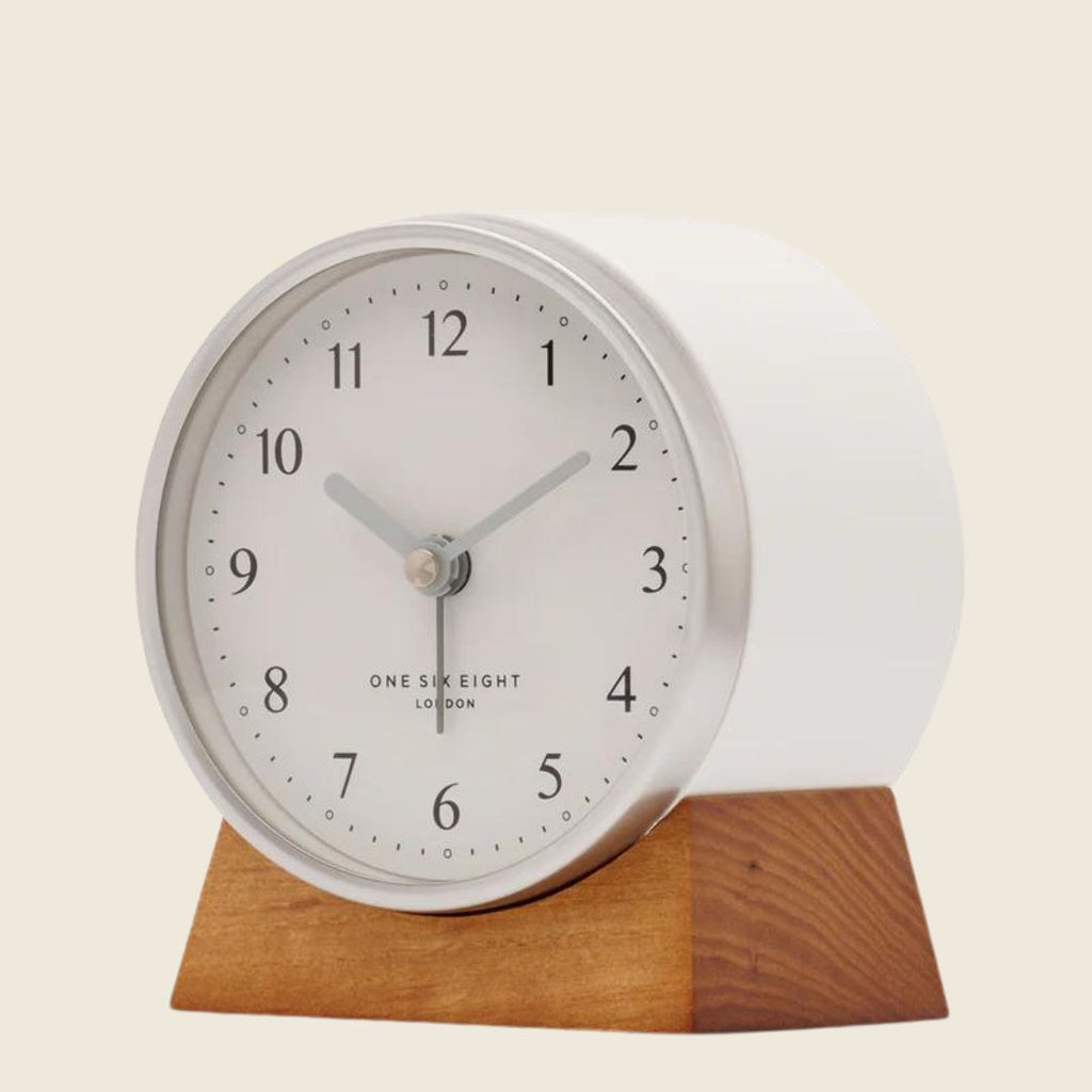 side view of clock