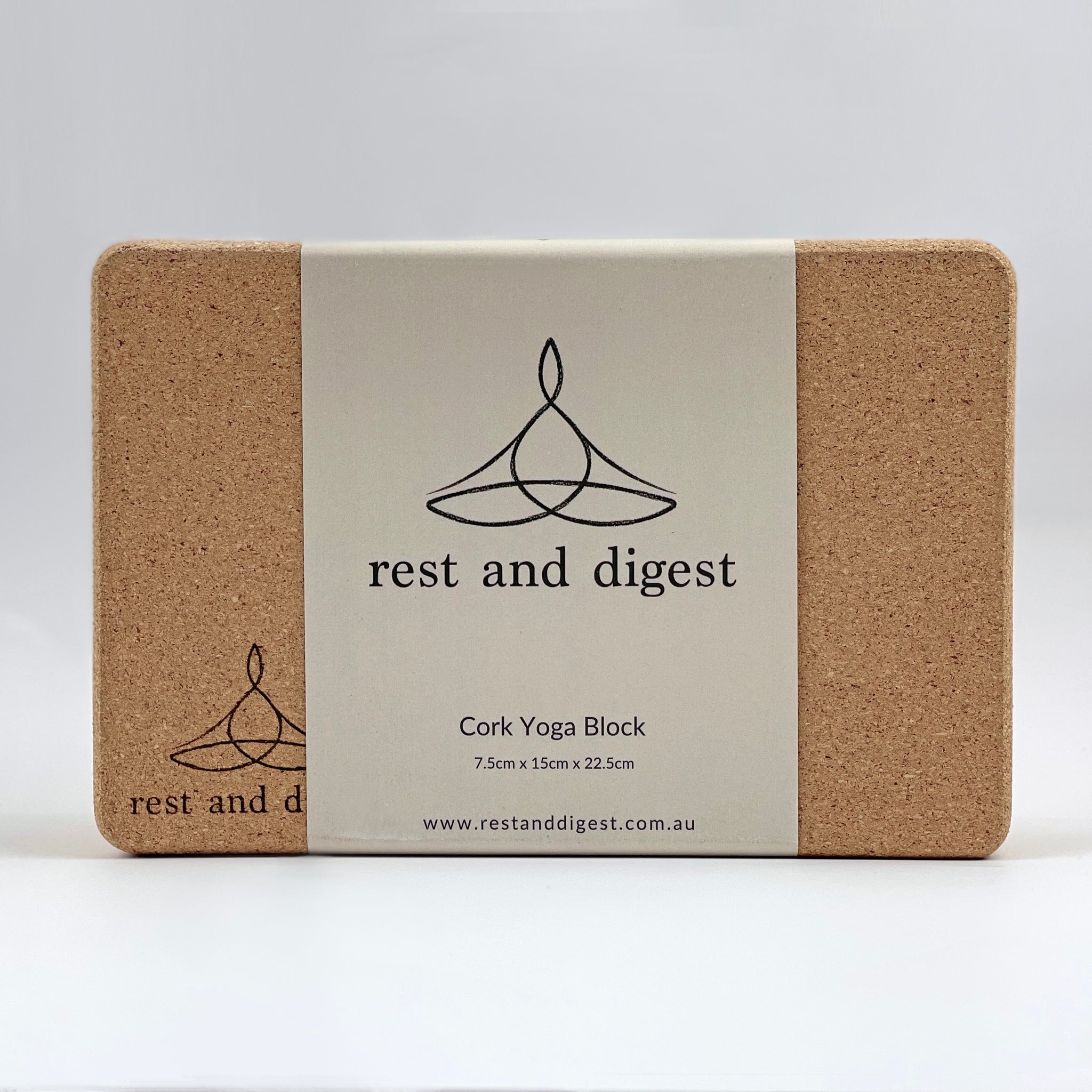 single cork yoga block