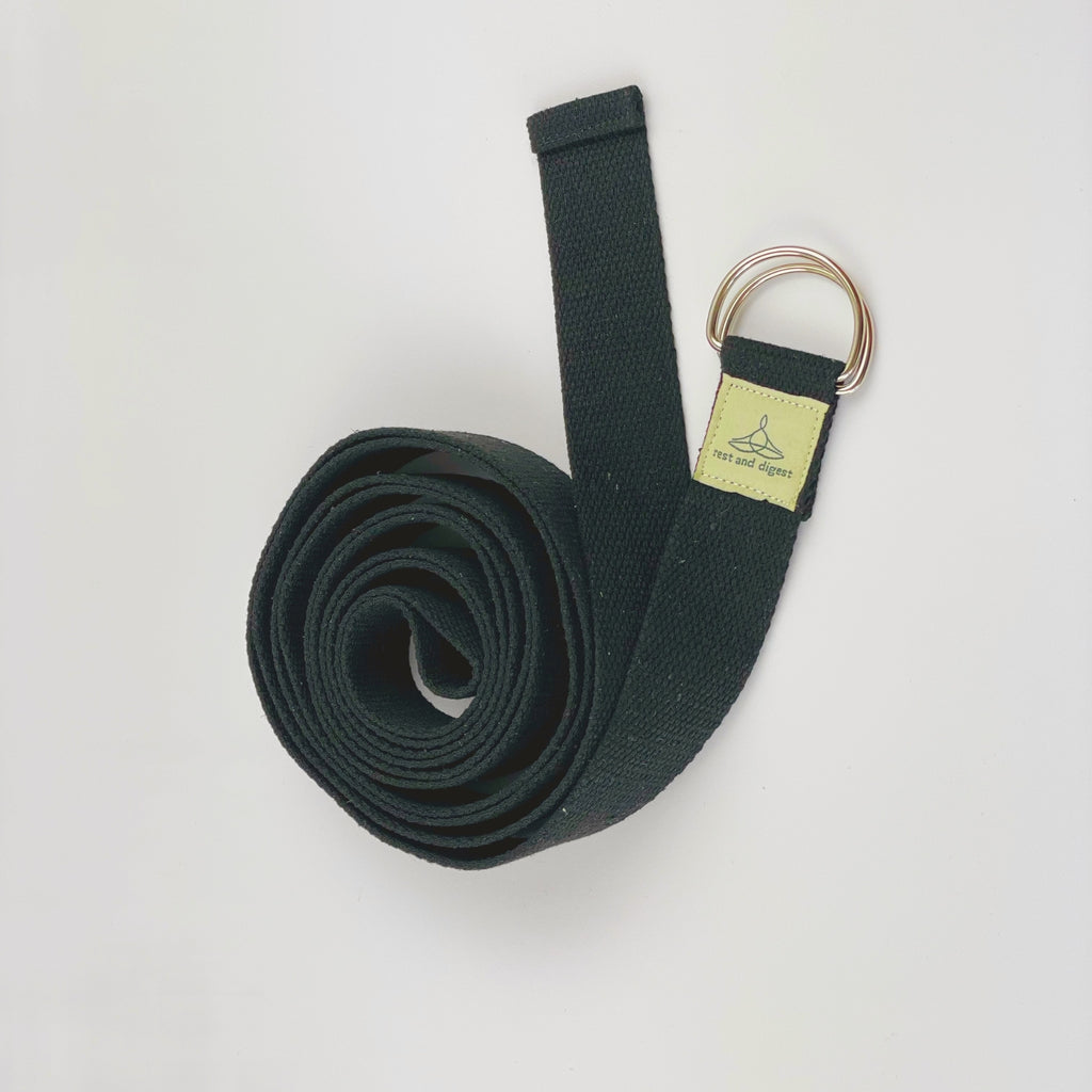 yoga stretch strap unwrapped